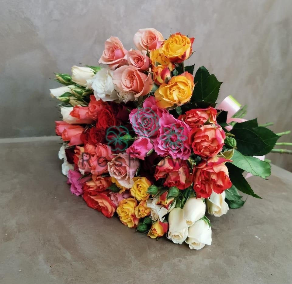 Букет цветов из: Розы в Поповке Воронежской области