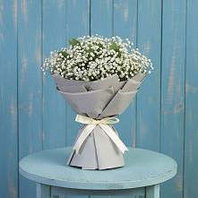 Букет цветов из:  Гипсофила в Поповке Воронежской области