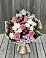 Букет цветов из: Альстромерии, Гвоздики, Розы и Хризантемы в Поповке Воронежской области