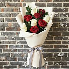 Букет цветов из:  Розы в Поповке Воронежской области