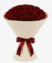 Букет 101 Бордовая роза Блэк Бакарра в Поповке Воронежской области