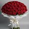 Букет 101 Красная роза Блэк Мэджик в Поповке Воронежской области