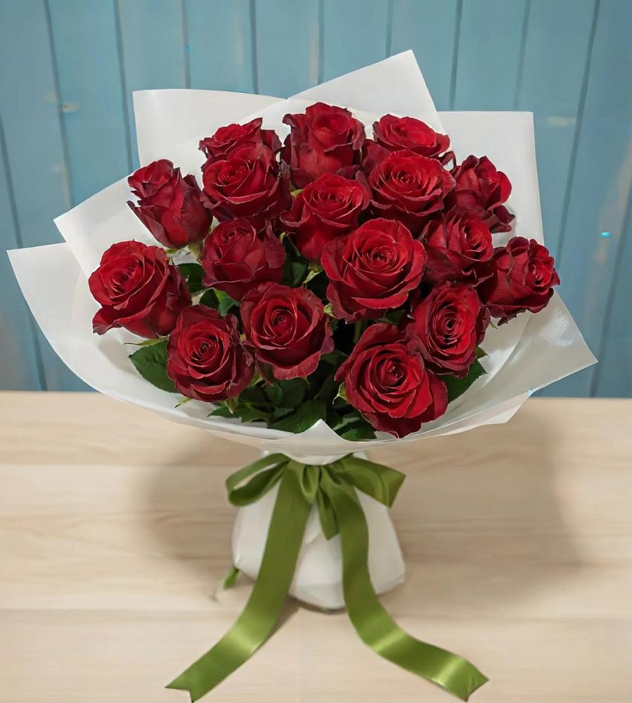 Букет Красные розы в Поповке Воронежской области