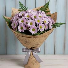 Букет цветов из:  Хризантемы в Поповке Воронежской области