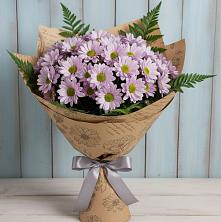 Букет цветов из:  Хризантемы в Поповке Воронежской области