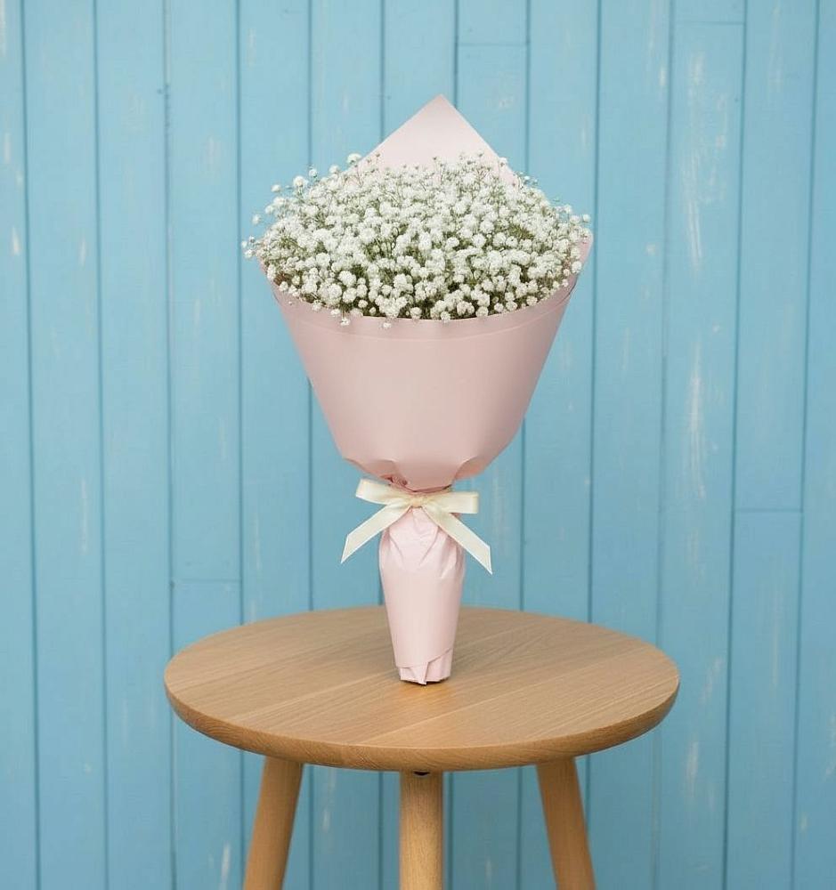 Букет цветов из: Гипсофила в Поповке Воронежской области