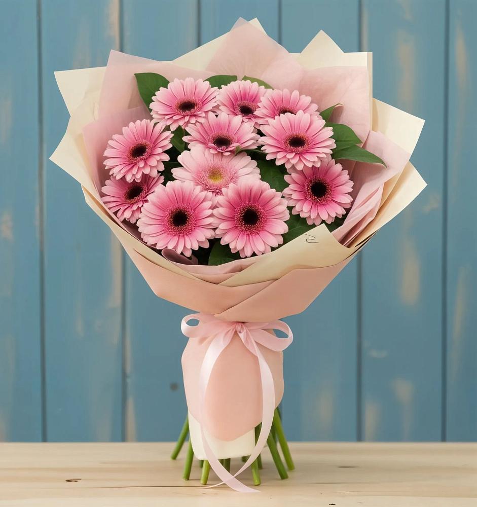 Букет цветов из: Герберы в Поповке Воронежской области