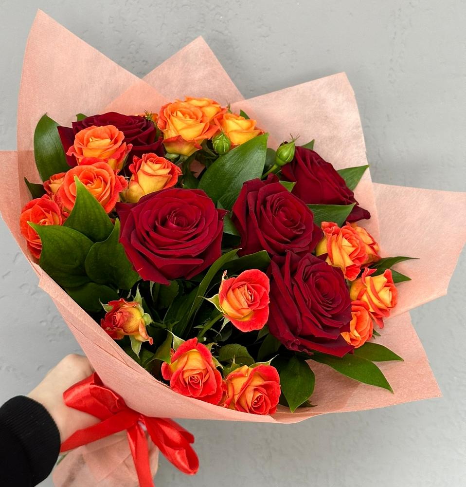 Букет Любовь и восторг в Поповке Воронежской области