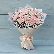 Букет цветов из:  Гвоздики в Поповке Воронежской области