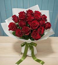 Букет Красные розы в Поповке Воронежской области
