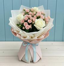 Букет цветов из:  Розы в Поповке Воронежской области