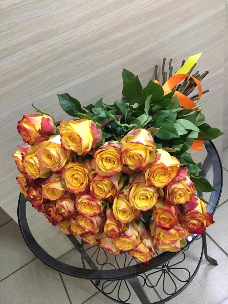 Букет Желтые розы в Поповке Воронежской области