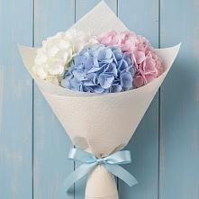 Букет цветов из:  Гортензия в Поповке Воронежской области