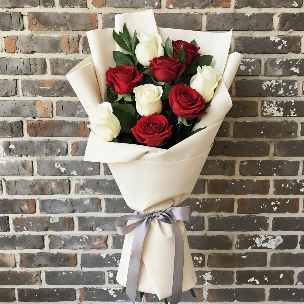 Букет цветов из: Розы в Поповке Воронежской области