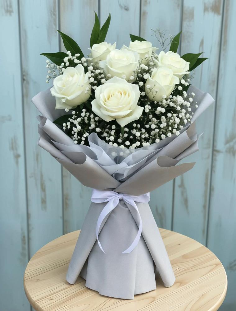 Букет цветов из: Розы в Поповке Воронежской области