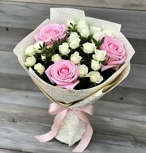 Букет цветов из:  Розы #REPLACE_PRED# Поповке Воронежской области