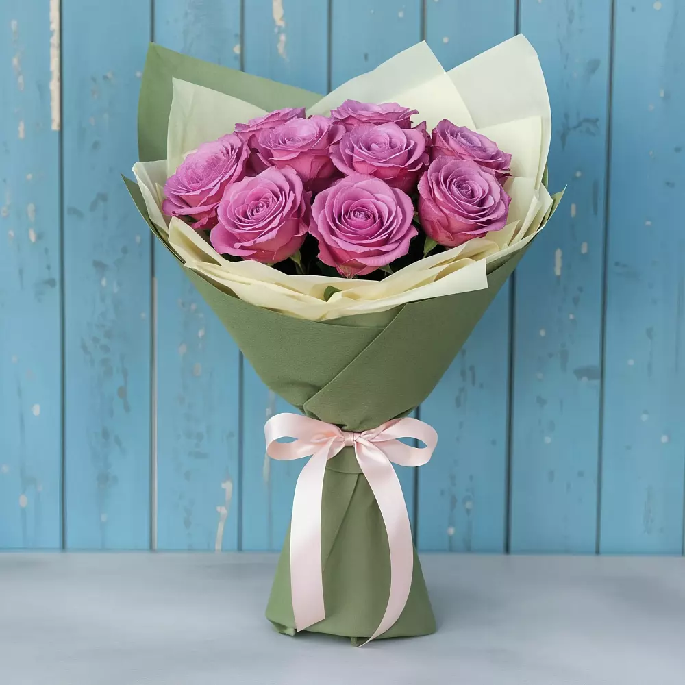 Букет Розы Фёрст Леди в Поповке Воронежской области