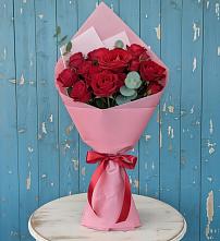 Букет цветов из:  Розы в Поповке Воронежской области