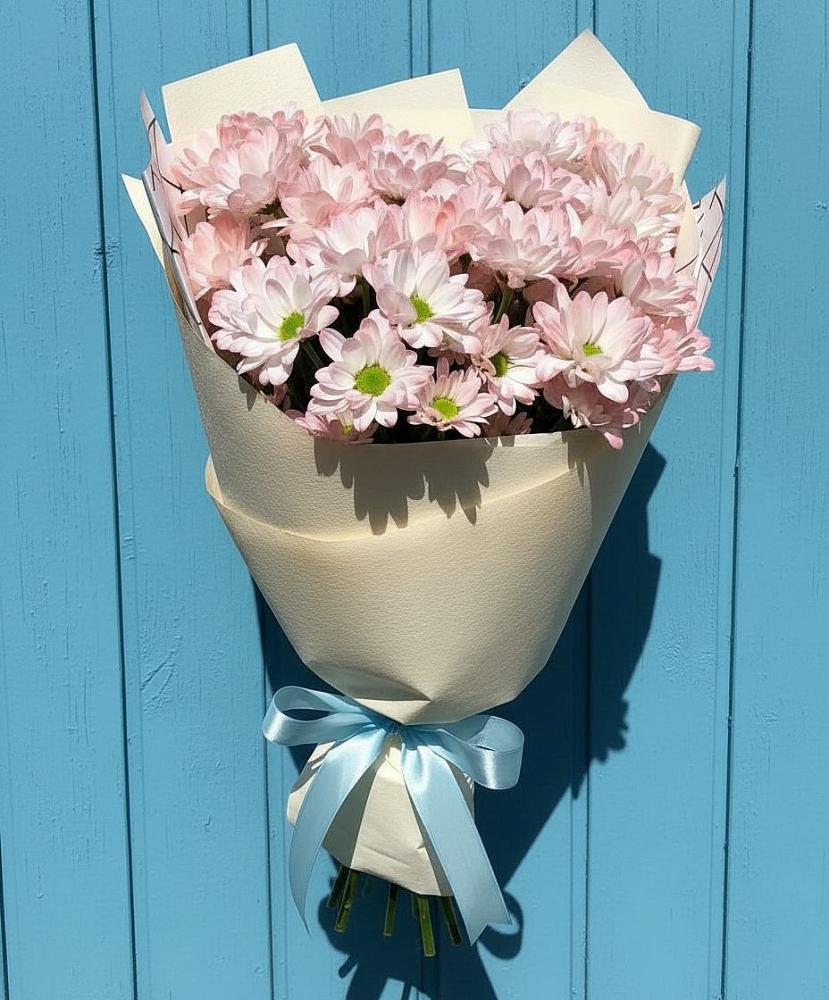 Букет цветов из: Хризантемы в Поповке Воронежской области