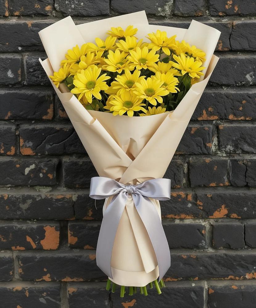 Букет цветов из: Хризантемы в Поповке Воронежской области