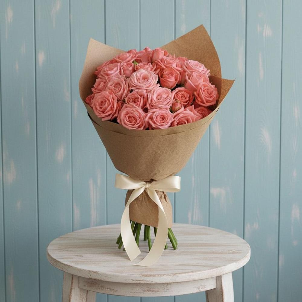 Букет цветов из: Розы в Поповке Воронежской области