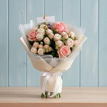 Букет цветов из:  Розы в Поповке Воронежской области