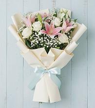 Букет цветов из:  Лилии #REPLACE_PRED# Поповке Воронежской области