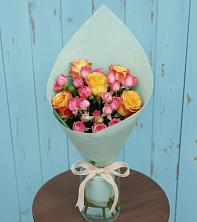 Букет цветов из:  Розы в Поповке Воронежской области